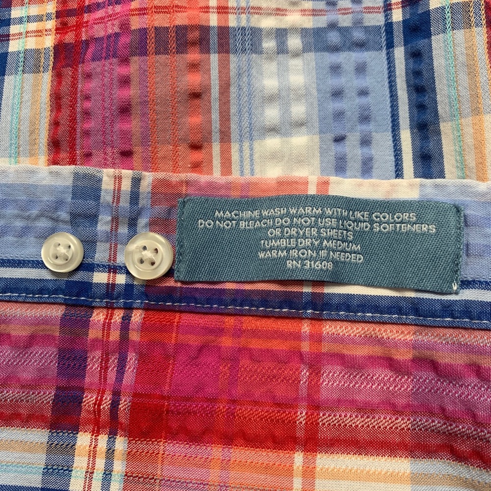 Jos A Bank Button Down Stays Cool Men’s ~ Sz M - Picture 5 of 8